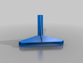 corner t-joint square poles parts holder customizable joint parameterized parametric pole scad t 3d print model - Mito3D