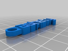ashely Anahtarlık organizasyon özelleştirilmiş 3d print model - Mito3D