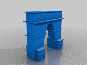 arc Triomphe'ye 3d baskı clubscientific seetheworld 3d print model - Mito3D