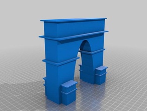 arc triomphe 3d printing clubscientific seetheworld 3d print model - Mito3D