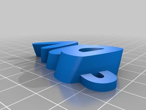 dawson organización personalizado 3d print model - Mito3D