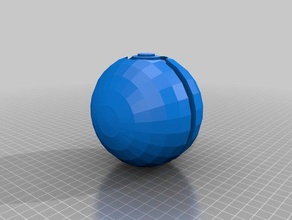 pokeball brinquedo & acessórios para jogos pokemon 3d print model - Mito3D