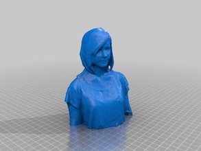 krisha Büste Menschen kinnect reconstructme rekonstruieren Sie mich scan 3d print model - Mito3D