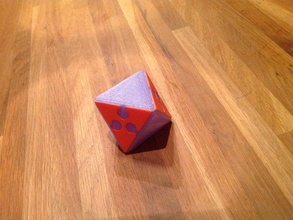 jigsaw Oktaeder Rätsel 3d print model - Mito3D