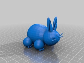 bunny rabit L'impression 3d 3d print model - Mito3D