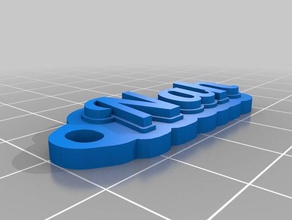 portachiavi nah organizzazione su misura 3d print model - Mito3D