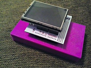 pcduino3 case pin-holes top robotics arduino box shield 3d print model - Mito3D