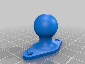 meu personalizados articulada bola de conjuntos para montagem ventilador 2 Impressora 3d acessórios personalizado 3d print model - Mito3D