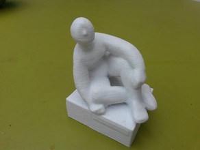 dunja analyses & répliques art médaille de bronze la sculpture 3d print model - Mito3D