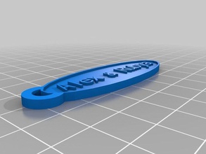 alex rubia 2 Schlüsselanhänger angepasst 3d print model - Mito3D