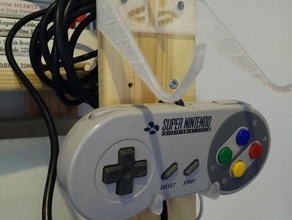 snes controller holder toy & game accessories 3d print model - Mito3D