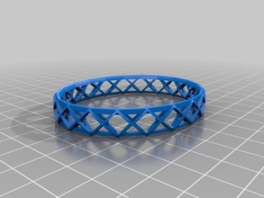 customized bracelet 62mm bracelets 3d print model - Mito3D