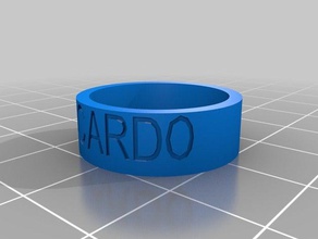 anello-riccardo anelli su misura 3d print model - Mito3D