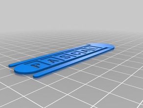 pascal sujetapapeles de la oficina personalizado 3d print model - Mito3D
