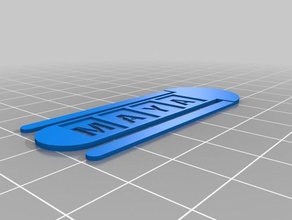 mayapaperclips office personalizado 3d print model - Mito3D