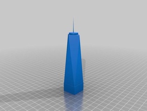 one world trade center buildings & structures designproject engineeringproject makeredchallenge 9 11 building new york seetheworld 3d print model - Mito3D