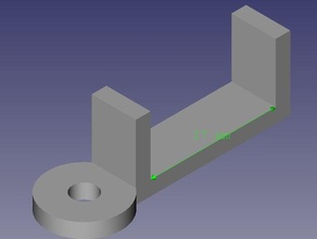 x-Laufwagen Endanschlag Schraube-mount-17mm 3d-Drucker Teile Endabschalter folgertech x Anschlag 3d print model - Mito3D