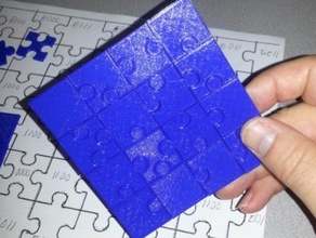 rompecabezas de puzzles la sierra vaivén puzzle piezas un 3d print model - Mito3D