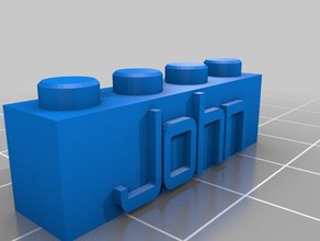 lego john construction toys customized 3d print model - Mito3D