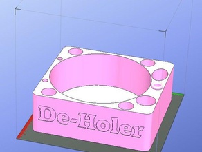 de-holer aka debowler kase tutucu organizasyon 420 Organizatör 215 prop sigara 3d print model - Mito3D