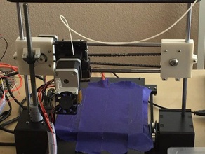 qubd twoup gantry replacement 3d printer parts 3d print model - Mito3D
