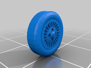 delorean ruote auto La stampa 3d 3d print model - Mito3D