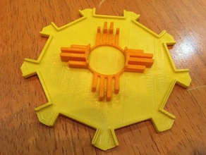 new mexican train dominoes-hub Spielzeug & game Zubehör 3d print model - Mito3D