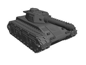 1 100 mst tiran tank vehicles 1100 15mm armour miniature model panzer tehnolog zod 3d print model - Mito3D