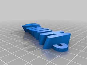 hannah mando organización personalizado 3d print model - Mito3D