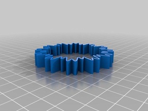özel pow fonksiyonu bileziğim bilezik özelleştirilmiş 3d print model - Mito3D