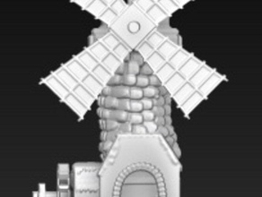 windmill buildings & structures building catchthewind catch wind 3d print model - Mito3D