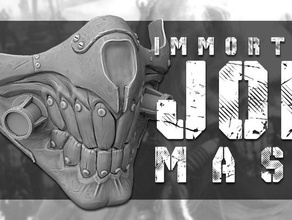 immortan joe maske kostüm cosplay mad max 3d print model - Mito3D