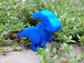 milton animaux catan dinosaure lowpoly notseej parasaurolophus zheng3 3d print model - Mito3D