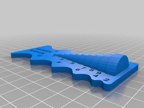 yuvarlaklık şablon elektronik köşe ölçün yarıçapı 3d print model - Mito3D