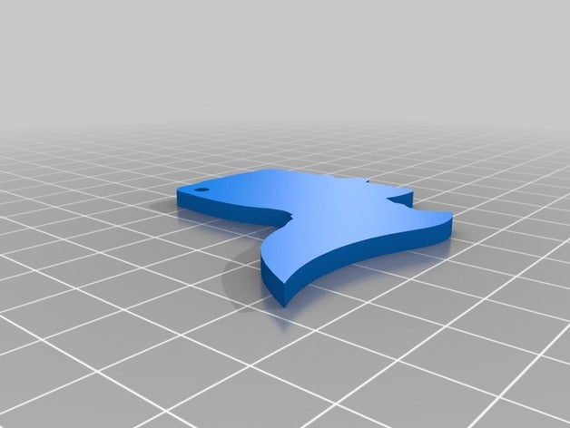 frankenstein-Schlüsselring Menschen frankenstein keyring 3D print model - Mito3D