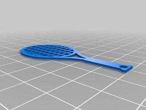 tenis de llavero deporte y al aire libre el 3d print model - Mito3D