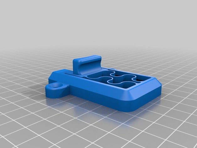 gewölbt Schrank latch diy 3D print model - Mito3D