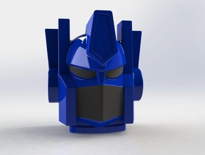 los autobots optimus prime de transformers simple la cabeza juegos y juguetes 3dprintable figura acción autobot basic imprimible transformadores 3d print model - Mito3D