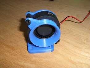 40mm axial-50mm Radiallüfter-adapter 3d Drucker Zubehör axial-Lüfter Zentrifugal-Ventilator fan-adapter fan-duct 3d print model - Mito3D