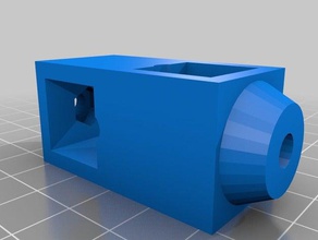 15x15mm kavşağı 2 eksen Kare Yuvarlak borular parçalar alüminyum profil monte edin kare boru tripod 3d print model - Mito3D
