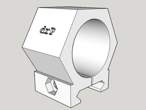 picatinny mount Taschenlampe 30mm Durchmesser sport & im freien picatinny-schiene 3d print model - Mito3D