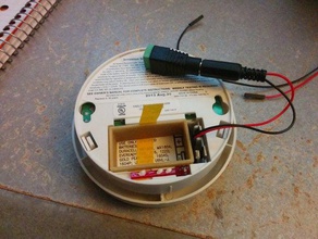 Batería de 9 voltios espaciador los hogares detector ficticio relleno titular kidde fumador 3d print model - Mito3D