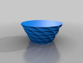 il mio personalizzato twisted poligono vaso i contenitori su misura 3d print model - Mito3D