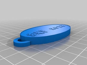 dhs 2013 keychains customized 3d print model - Mito3D