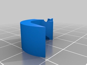 filament guide - prusa i3 hephestos L'imprimante 3d de pièces flexible 3d print model - Mito3D
