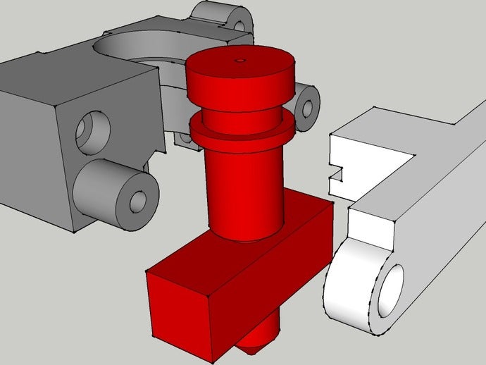 lawsy mk4 peek fermo 3d la stampante parti estrusore jigsaw solidoodle 3D print model - Mito3D