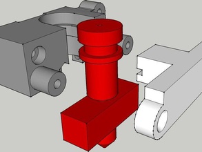 lawsy mk4 peek-Halterung 3d Drucker Teile extruder jigsaw solidoodle 3d print model - Mito3D