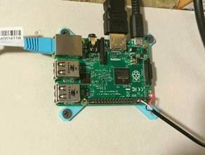 raspberry pi 2 wall plate electronics 3d print model - Mito3D