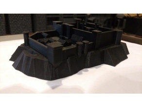 sınırda tutun binalar ve yapılar kale dnd dungeons dragons 3d print model - Mito3D