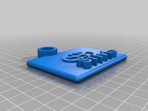silvio toyota trousseau de clés porte-clés personnalisé 3d print model - Mito3D